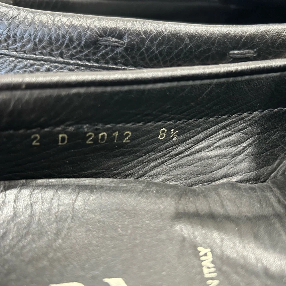 Men’s Prada Size 8.5 Black Driver Shoe - Picture 5 of 6